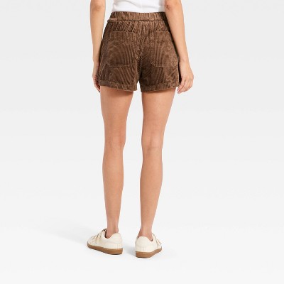 Women's High-Rise Corduroy Pull-On Shorts - Universal Thread' - image 2
