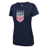 USWNT Rose Lavelle Women's Soccer 4 Star Athletic T-Shirt - 3 of 3