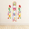 Big Dot of Happiness Holi Hai - Hanging Vertical Paper Door Banners - Festival of Colors Party Wall Decoration Kit - Indoor Door Decor - 3 of 4