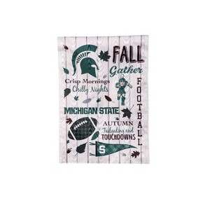 Evergreen Michigan State University Garden Flag 12 x 18 Inches Indoor Outdoor Decor - 1 of 1