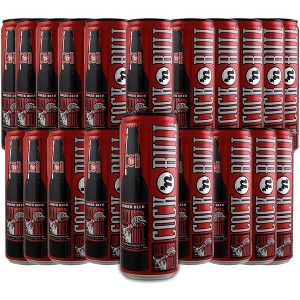 Cock n Bull Ginger Beer 12oz Soda Cans - Ideal Mixer for Cocktails, Mocktails, and Bartenders - Premium Quality for Perfect Mixed Drinks - Refreshing Flavor Profile- Made In USA - 1 of 3
