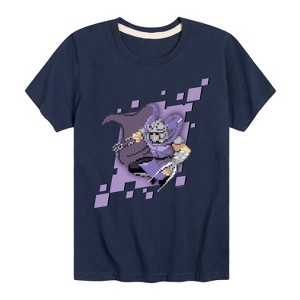 Boys' - Teenage Mutant Ninja Turtles - Shredder Pixels Short Sleeve Graphic T-Shirt - 1 of 4