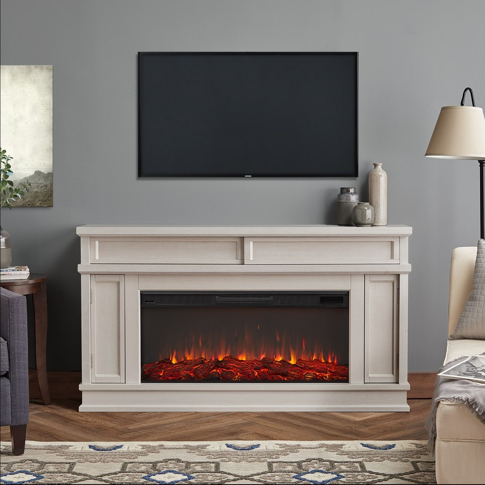 Photos - Electric Fireplace RealFlame Real Flame Torrey Electric Decorative Fireplace Bone White 