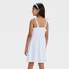 Girls' Sleeveless Knit Eyelet Dress - Cat & Jack™ - 2 of 3
