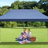 10x20 FT Heavy-Duty Pop-Up Canopy Tent with 6 Sidewalls, UV Protection, Waterproof, Adjustable Height, Wheeled Bag for Outdoor Events-Coolbibila - 2 of 4