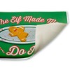 Stupell Industries The Elf Made Me Do It Printed Plush Bath Mat And Bath Rug, Design By Jedco Brands Inc., 18"X30" - 2 of 4