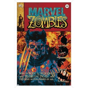 Trends International Marvel Zombies - Most Gruesome Marvel Zombie Of All Framed Wall Poster Prints - 1 of 4