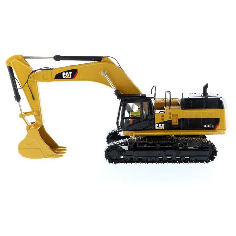 CAT Caterpillar 374D L Hydraulic Excavator with Operator "High Line" Series 1/50 Diecast Model by Diecast Masters, 2 of 5
