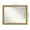 Amanti Art Elliot Gold Beveled Framed Bathroom Vanity Wall Mirror - 3 of 4