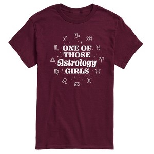 Men's - Instant Message - One Of Those Astrology Girls Short Sleeve Graphic T-Shirt - 1 of 4