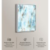 Art Remedy Textured Shades Blue Abstract Wall Art Framed - 3 of 4