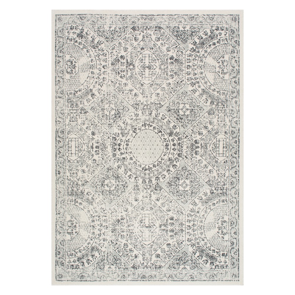 Gray Solid Loomed Area Rug 6'X9' - nuLOOM