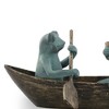 SPI Home Rowboat Picnic Garden Sculpture – 10" H Cast Aluminum Outdoor Accent with Playful Animal Design - 3 of 3