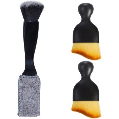 TruAIR Car Interior Detail Brushes (3-Pack)