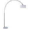 81"H WHITE SINGLE ARCH WITH MARBLE BASE FLOOR LAMP (1PC/CTN) (2.75/46.20) - 3 of 4