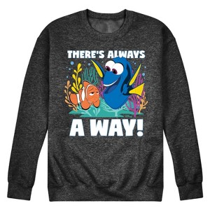 Men's - Disney - There's Always A Way Graphic Fleece Sweatshirt - 1 of 4