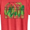 Women's - Instant Message - Greenhouse With Plants Short Sleeve Graphic T-Shirt - 2 of 4