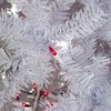 Northlight 6.5’ Pre-Lit Slim Geneva White Spruce Artificial Christmas Tree, Pink Lights - 4 of 4