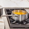 Caraway Home 1.75qt Stainless Steel Mini Sauce Pan with Lid: Small Saucepan, Gas & Electric Compatible, Hand Wash - 3 of 3