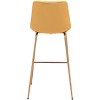 Zuo Tony Barstool Yellow & Gold - 4 of 4