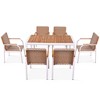 Maggift Outdoor Patio Seating Sets, Distinctive Conversation Friendly Design, Perfect for Gardens, Patios, Living Spaces, Beige, 59"*35.4"*29.5" - 2 of 4