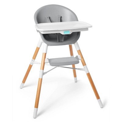 White plastic shop high chair