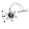 University of Tennessee at Chattanooga Mocs Metal Snowflake Christmas Tree Holiday Ornament - 3 of 3