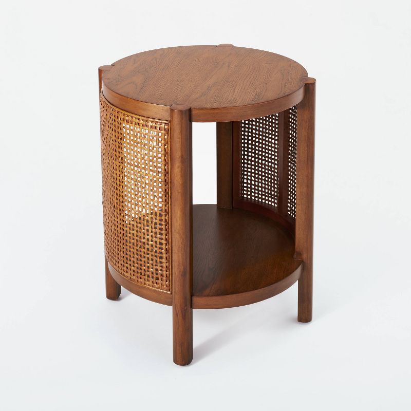 Portola Hills Woven Accent Table - Threshold™ designed with Studio McGee, 4 of 12