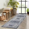 Area Rugs Washable Area Rug for Living Room, Vintage Boho Large Rugs Distressed Indoor Floor Carpet for Office Dining Room Hallway - 2 of 4