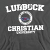 Lubbock Christian University Official Circle Logo Unisex Adult Pull-Over Hoodie, Black - 2 of 4