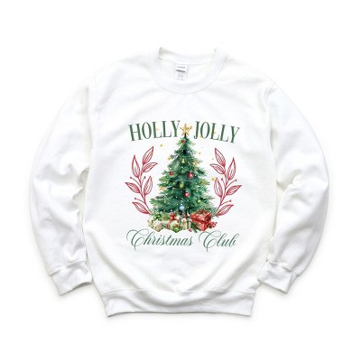 Simply Sage Market Women's Graphic Sweatshirt Holly Jolly Christmas Club