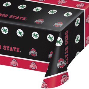 Creative Converting Ohio State University Tablecloths Kit 3ct - 1 of 2