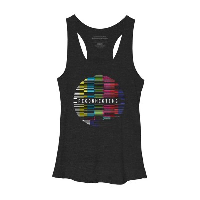 Women's Design By Humans Reconnecting By clingcling Racerback Tank Top