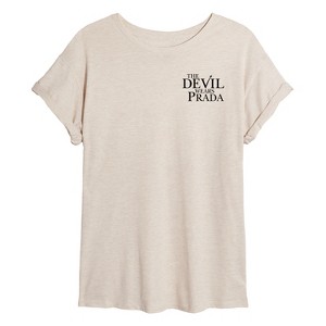 Women's - The Devil Wears Prada - Icon Grid Oversized Graphic T-Shirt - 1 of 4