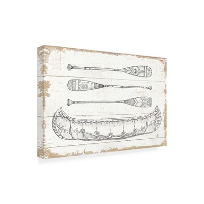 Trademark Fine Art -Daphne Brissonnet 'Lake Sketches I' Canvas Art