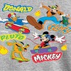 Boys' - Disney - Mickey Goofy Pluto Donald Skate Crew Long Sleeve Graphic T-Shirt - 2 of 4