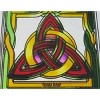 Slickblue Irish Stained Glass Coaster, Hand-Painted Design, Table Decor, Assorted Designs, 3.93" Square - 3 of 3