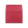 JAM Paper A6 Metallic Invitation Envelopes 4.75 x 6.5 Stardream Jupiter Red 25/Pack (V018263) - 2 of 2