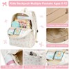 School Backpack for Girls Kids Teens Cute School Bookbag Set with Insulated Lunch Box Pencil Case Back to School Student Ages 6-12 - 3 of 4