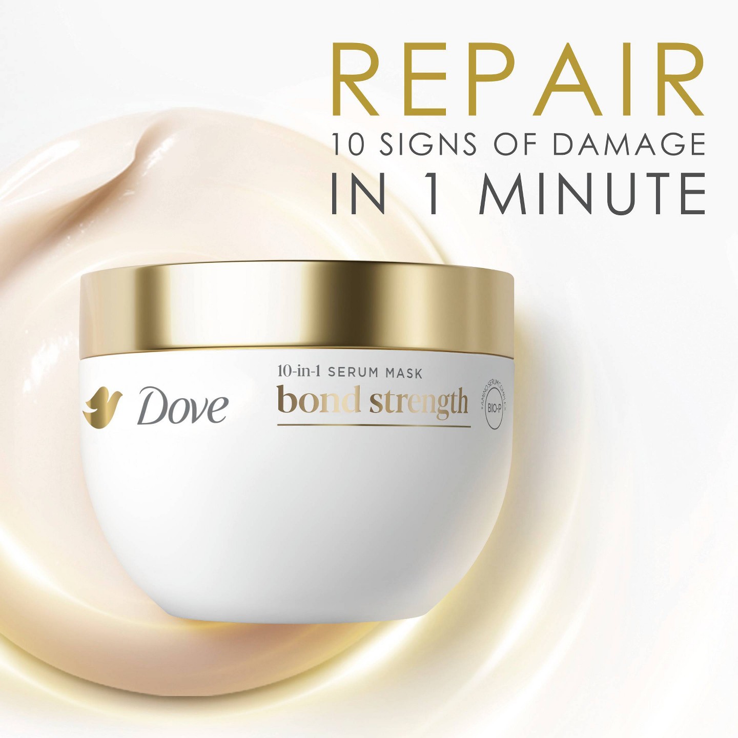 Маска-сыворотка для волос 10-в-1 Dove Beauty Bond Strength с пептидами, 9.2 oz — фото 8