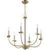 Craftmade Lighting 6 - Light Chandelier in  Brushed Polished Nickel/Satin Brass - 2 of 3