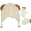 Addie & Tate Boys & Girls Winter Hat and Mittens or Gloves Set, Kids Ages 4-7 - 4 of 4