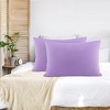 PiccoCasa Luxury Viscose from Bamboo Pillowcases with Zipper Closure 2 Pcs - 2 of 4
