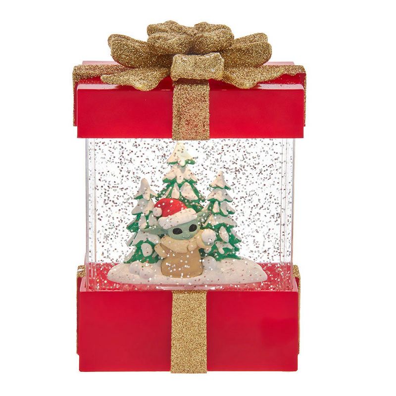 Kurt Adler Kurt Adler 7-Inch Battery-Operated The Child and Tree Water Musical Gift Box Table Piece, 1 of 7