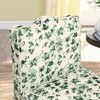 NicBex Elegant Flannel Dining Chair Floral Pattern Accent Chair with Lumbar Pillow,16.5" Lounge Chair for Living Room&Dining Room,350lbs Max - 4 of 4