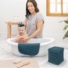 Baby Washcloths Muslin Cotton, Large 10”x10” by Comfy Cubs - 2 of 4