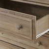 Tall 5-Drawer Bedroom Dresser: Modern Grey Chest with Metal Handles, Multi-Purpose Clothes Organizer & Accent Storage for Closet, Living Room - 4 of 4