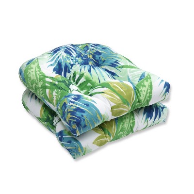 Soleil Outdoor Cushion Set - Blue/Green - Pillow Perfect