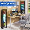 Simple Trending Wall File Organizer, 18-Tier Mesh Hanging Paper Document Folder Holder, Desktop Metal Files Storage Rack for Office and Home, Black - 3 of 4