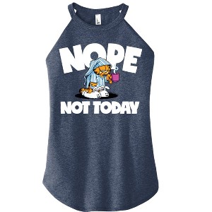 Women's - Garfield - Nope Not Today Graphic High Neck Tank - 1 of 3